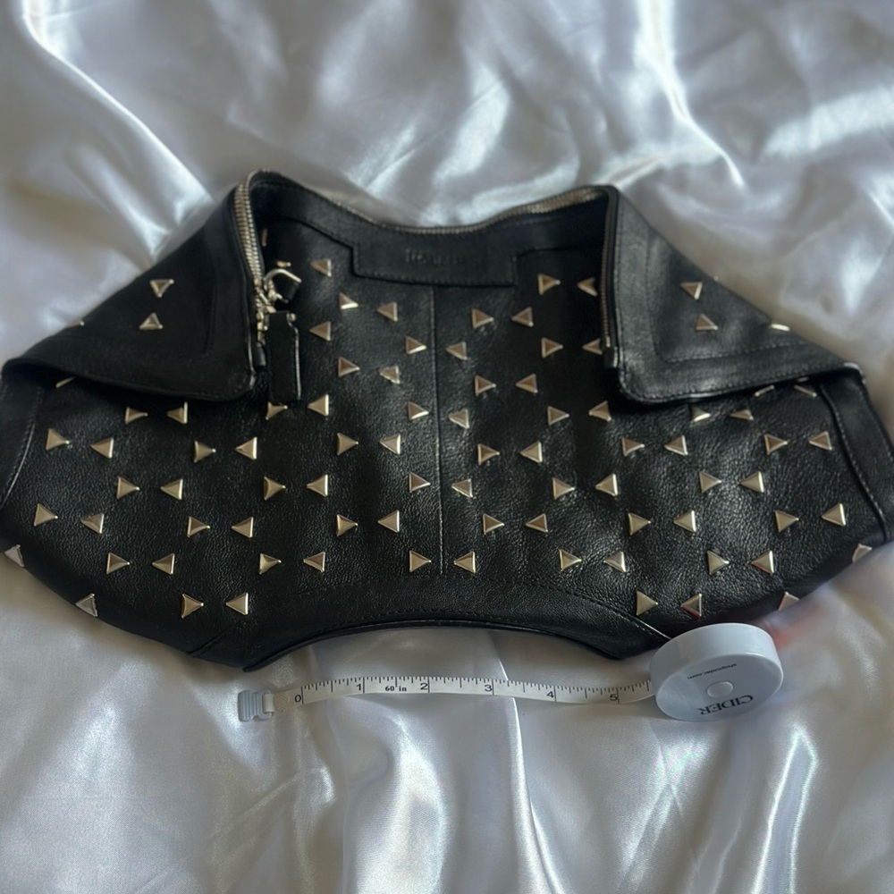 Alexander McQueen Leather Studded Manta Clutch - Picture 13 of 13